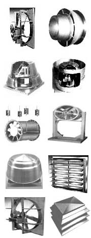 FRP fan ventilator