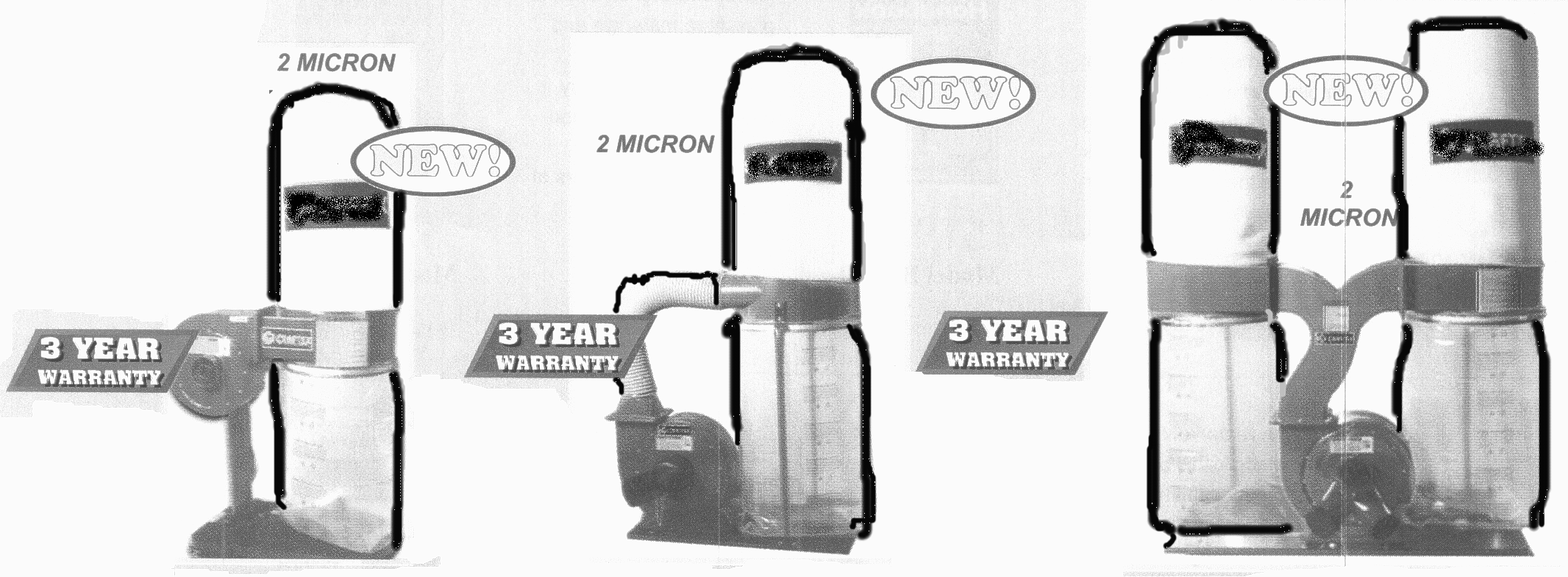 Industrial fume and gas collectors, fume extractors, wet air scrubbers